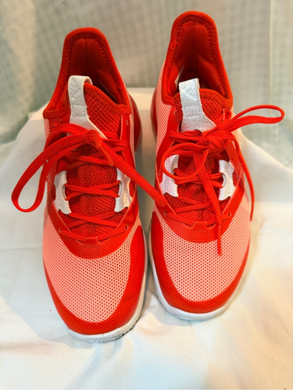 adidas adizero Defiant Bounce Tennis Shoes Women's Size 6 Orange/Coral EUC
